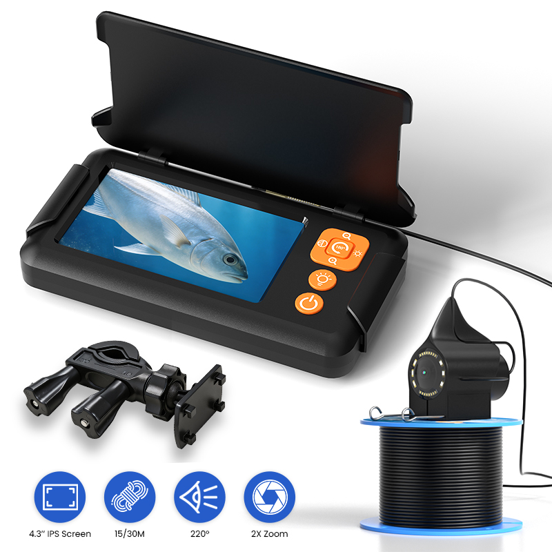 Рыболовная камера с экраном 4, – обзор и цена Fishing Depth Finder