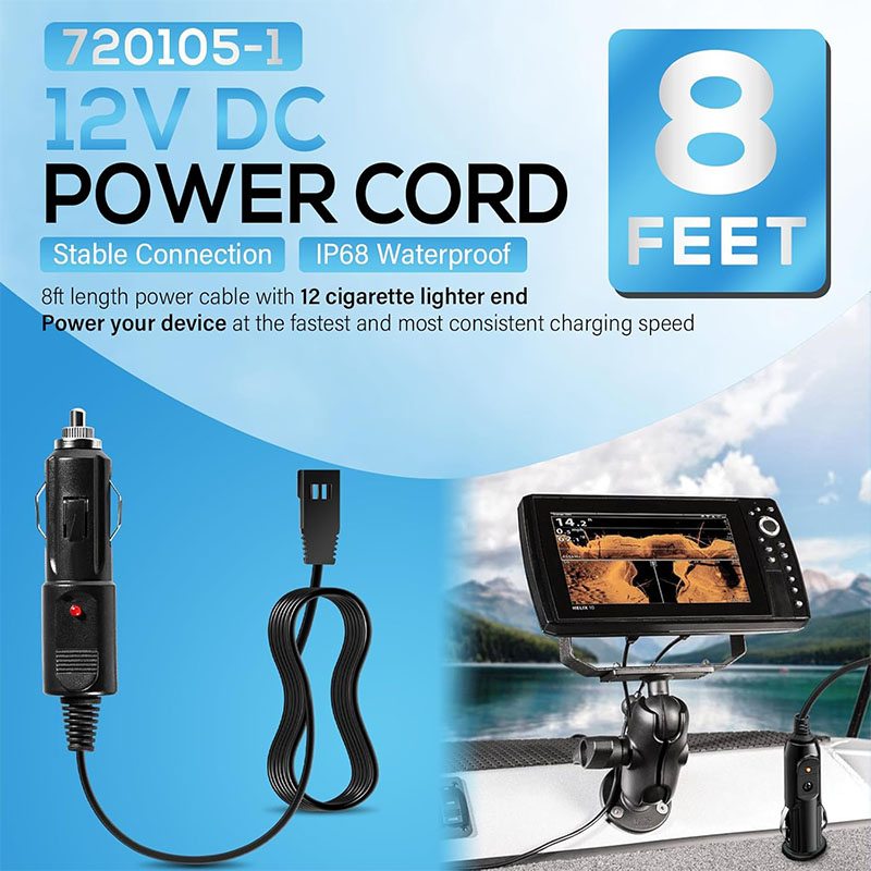 Кабель питания 12 В, модель 72 – обзор и цена Fish Finder Charger