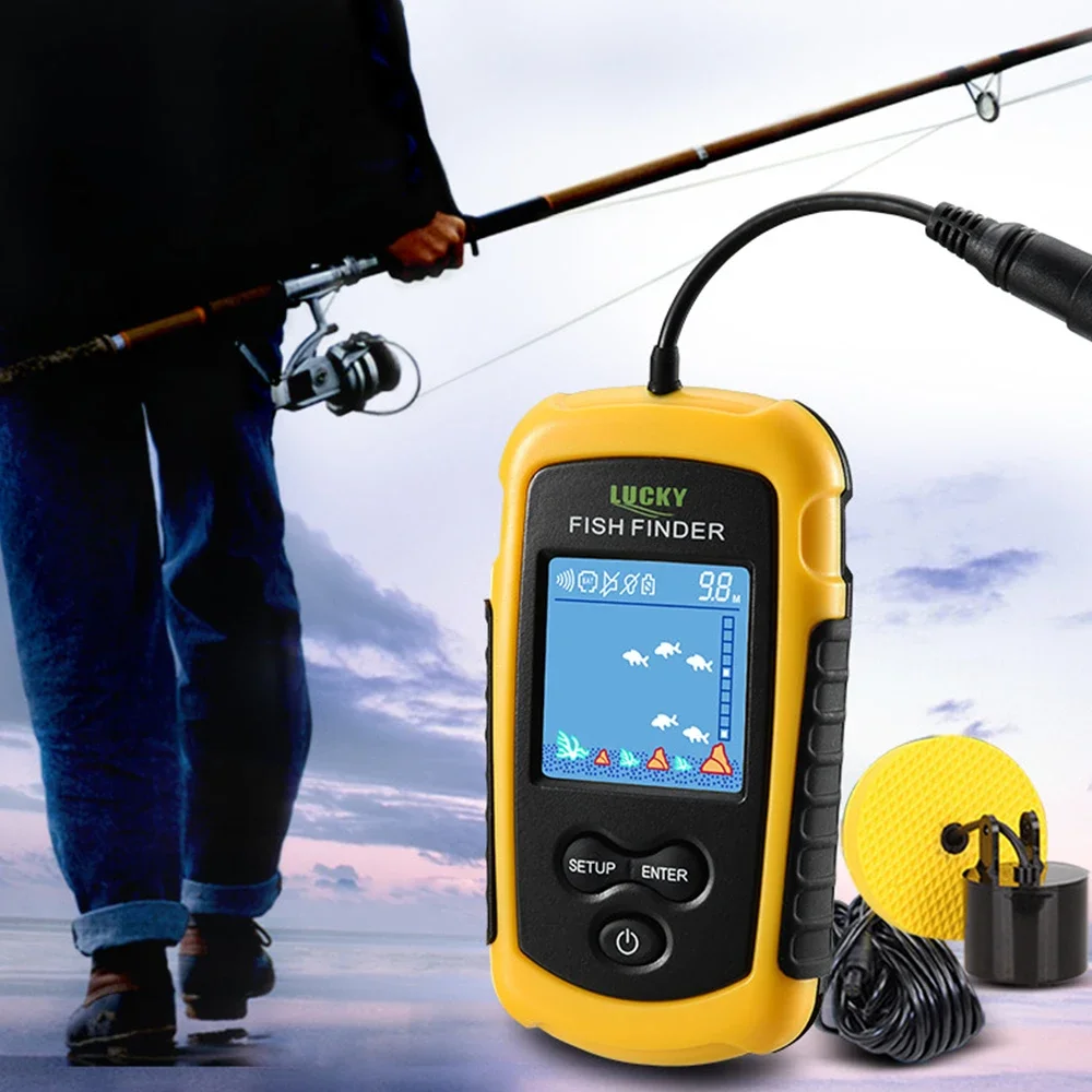 Lucky ЖК-экран с цветным экран – обзор и цена Fish Finder Gps