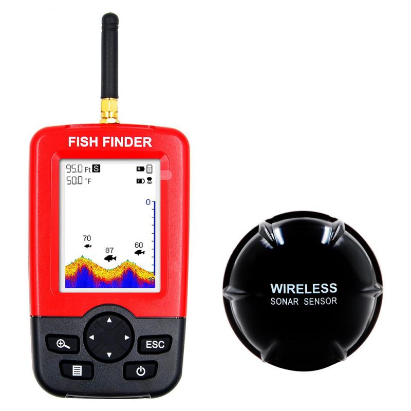 Портативный эхолот с сенсором  – обзор и цена Fishing Depth Finder